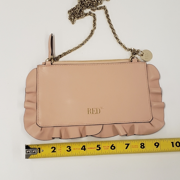 RED VALENTINO ROCK RUFFLES LOVE NOTES POCHETTE - Picture 3 of 6